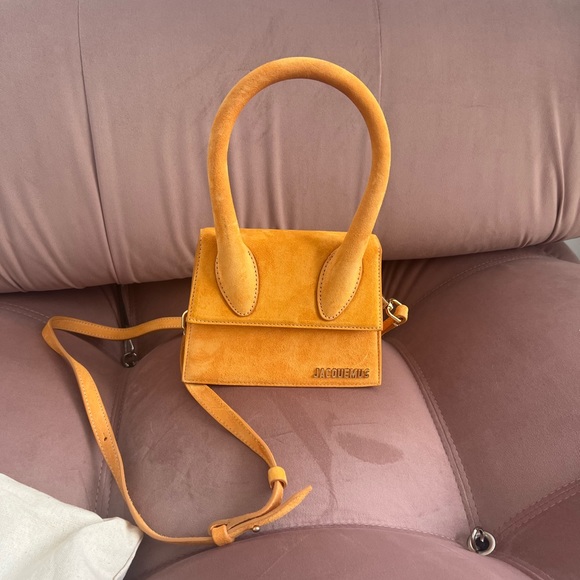 Jacquemus suede orange bag - Picture 7 of 11